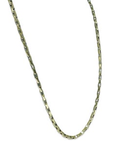 Designer Men's Fulkro 4mm Fancy Link Chain 18k White Gold