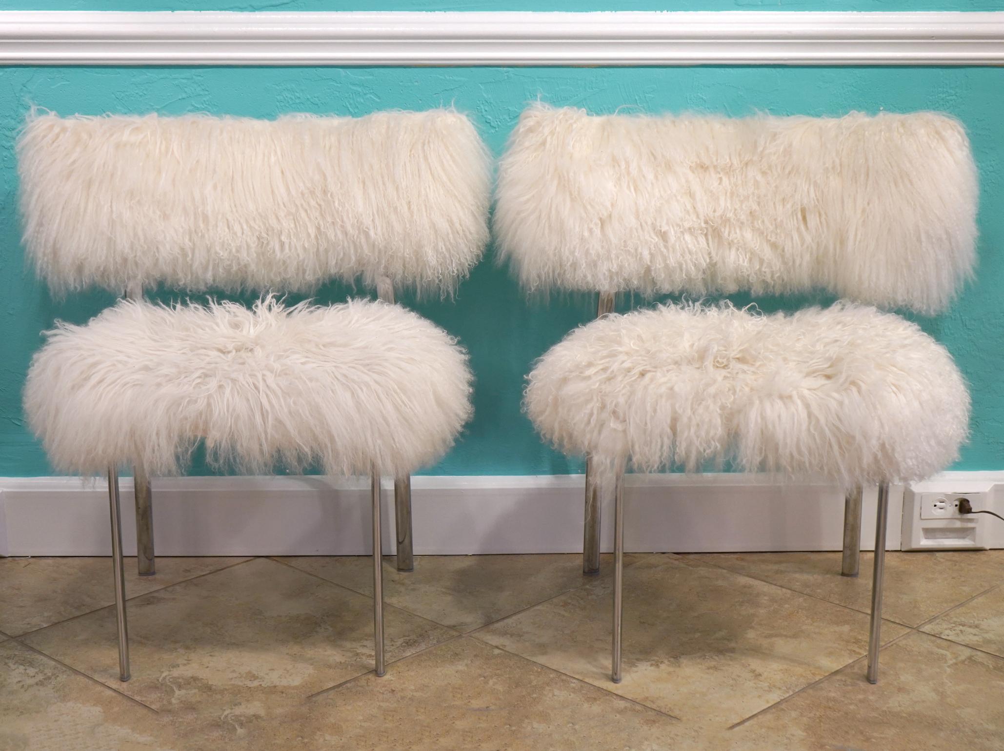 fluffy dining chair