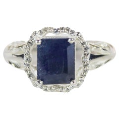 Designer Natural Blue Sapphire Ring
