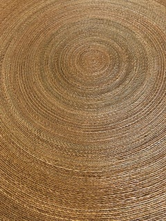 Designer Natural Seagrass Rope Large Round Coffee Table