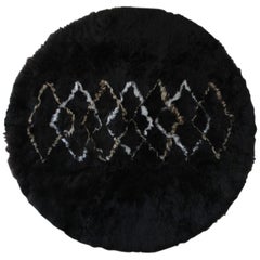 Tappeto patchwork di design in pelle di pecora islandese Golden Nights Made in Australia