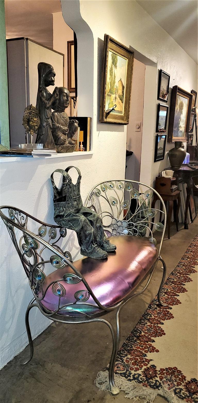 Designer Peacock Chair Made for Neiman Marcus Photoshoot at 1stDibs