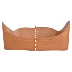 Designer pets bed in leather NUVOLA 70