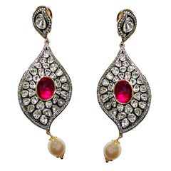 Diamond Dangle Earrings