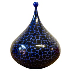 Jarrón con tapa de porcelana de diseño de Rosenthal Studio Line, Emilio Pucci, ca. 1960