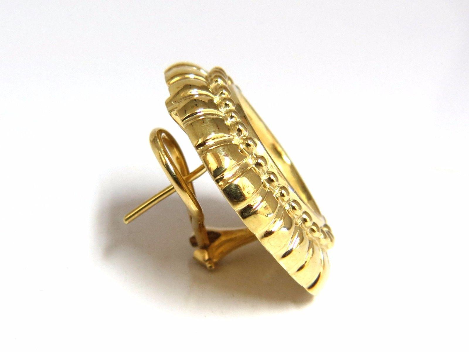 14 karat gold earrings men