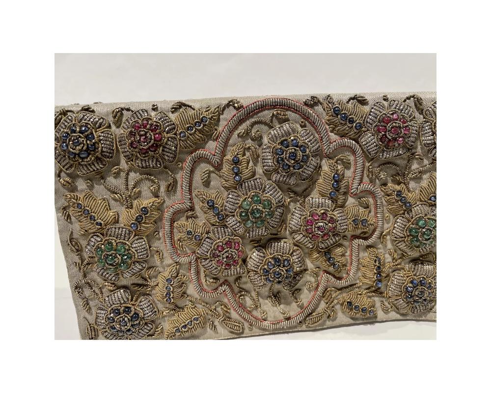 Designer Rare Van Cleef Arpels Style Jeweled Bag Clutch For Sale 9
