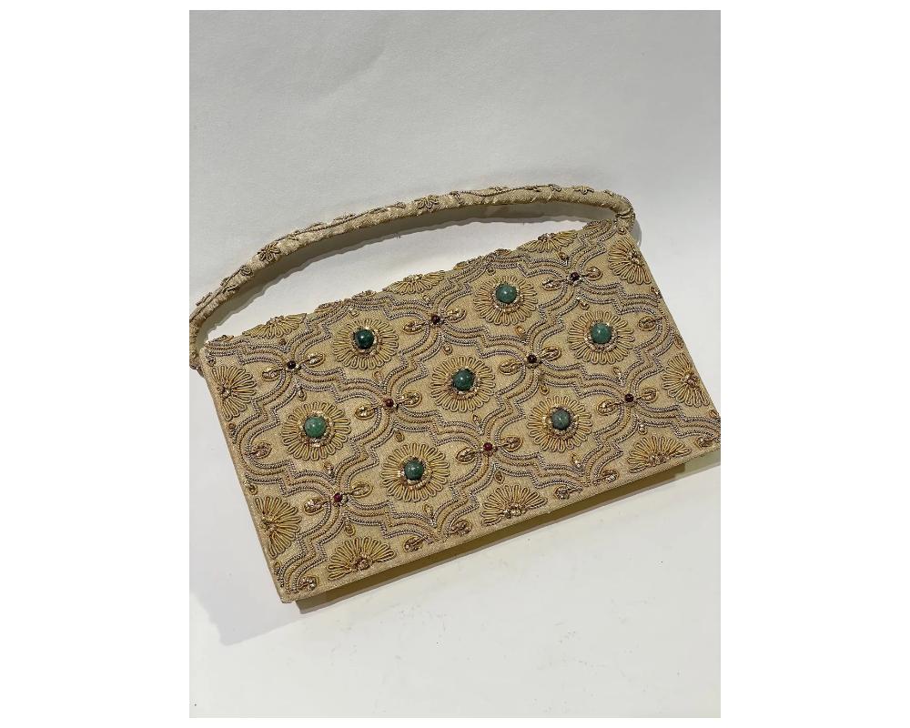 Designer Rare Van Cleef Arpels Style Jeweled Bag Clutch

Due to the item's age do not expect items to be in perfect condition and I may not describe every little scratch or spot. Please inquire if you have any doubts. I will be more than willing to