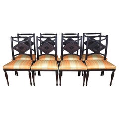 Designer Regency Dining Chairs Set Of 8