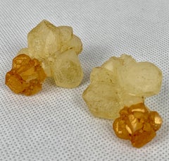 Light Weight Resin Earrings made to Resemble Mineral Crystals-Artisan Crafted