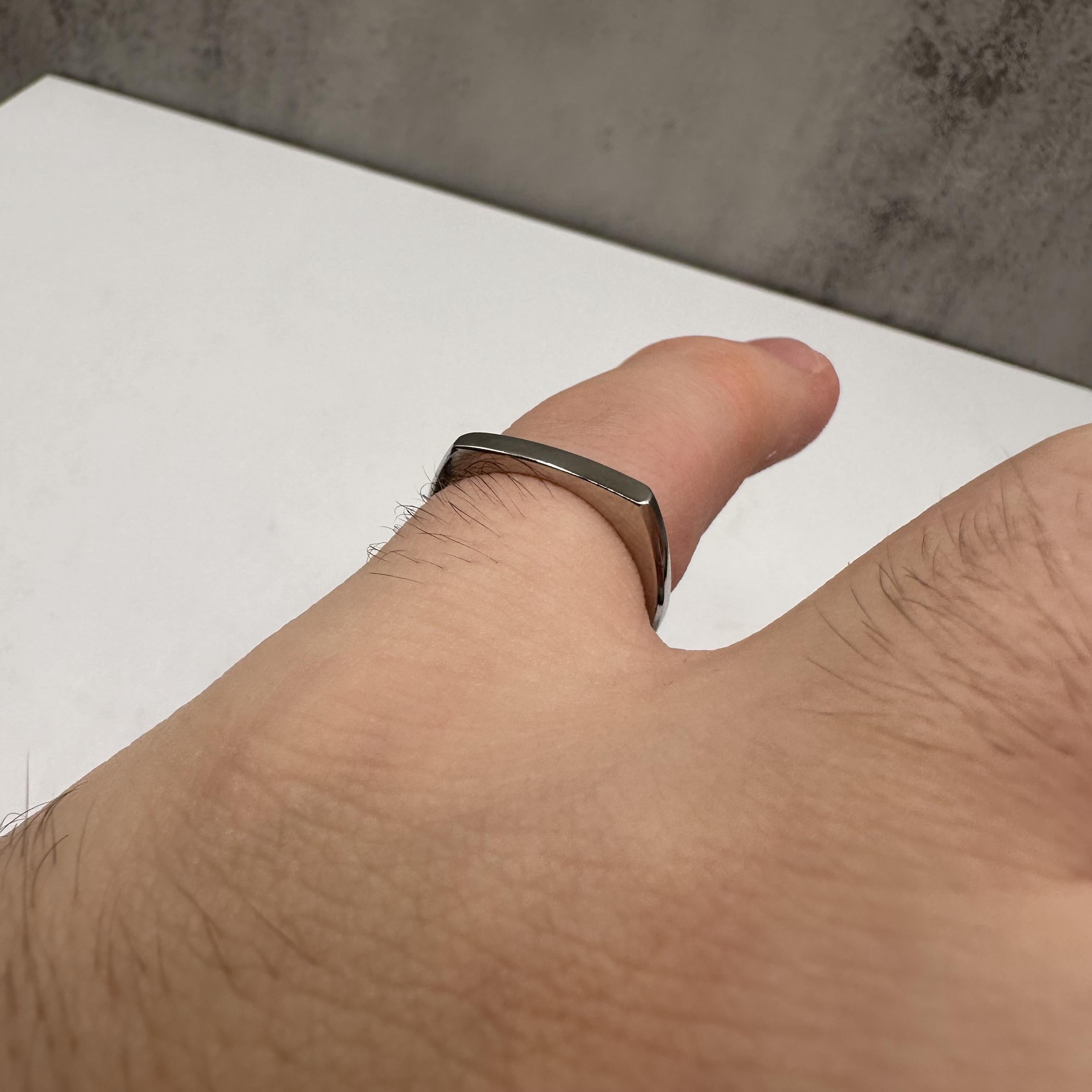 Designer Scott Kay Platinum Band – Size 6.25, 6.5 Grams 1
