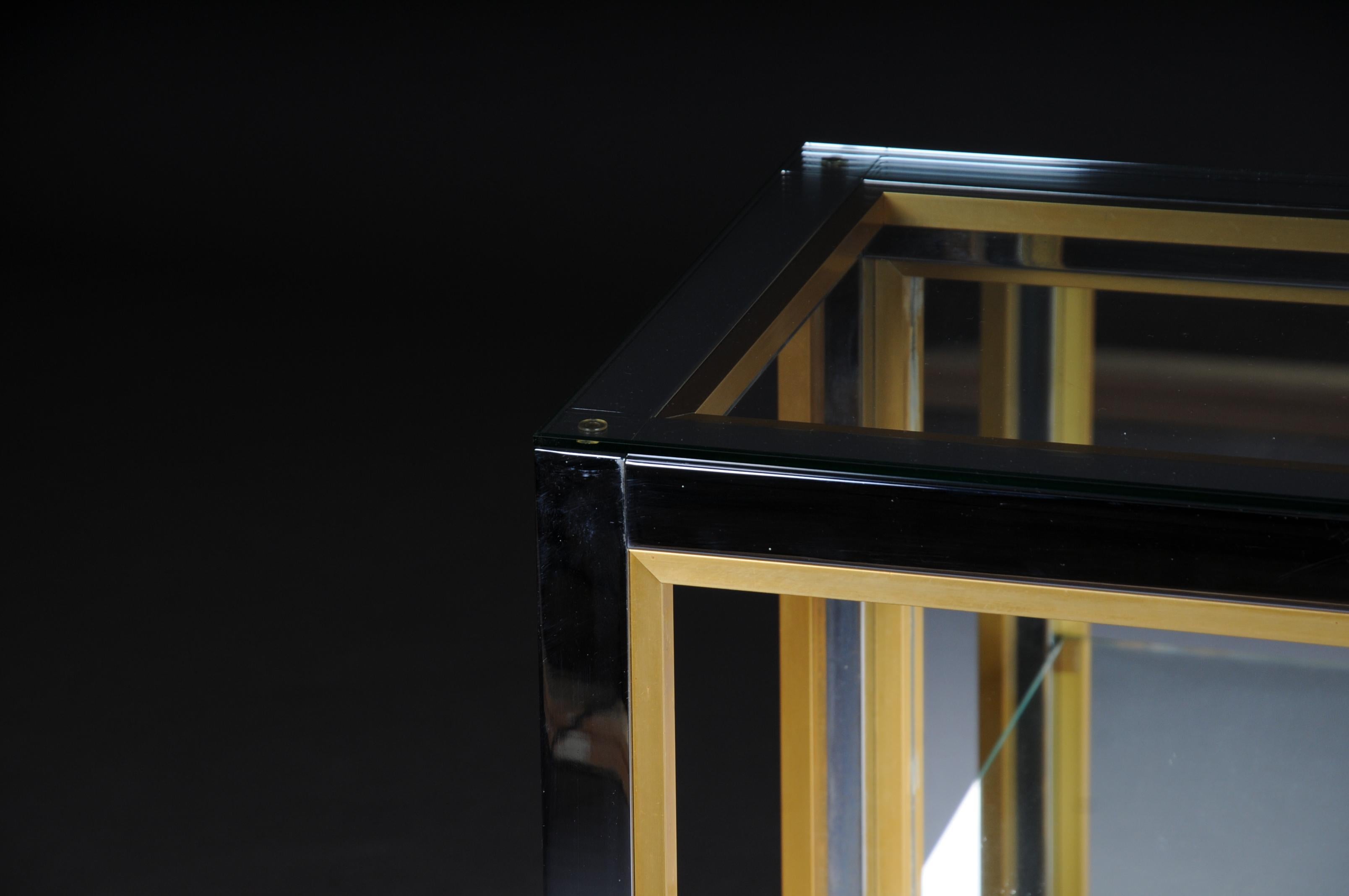 Italian Designer Shelf Table / Wand Shelf Chrome Brass, Renato Zevi For Sale