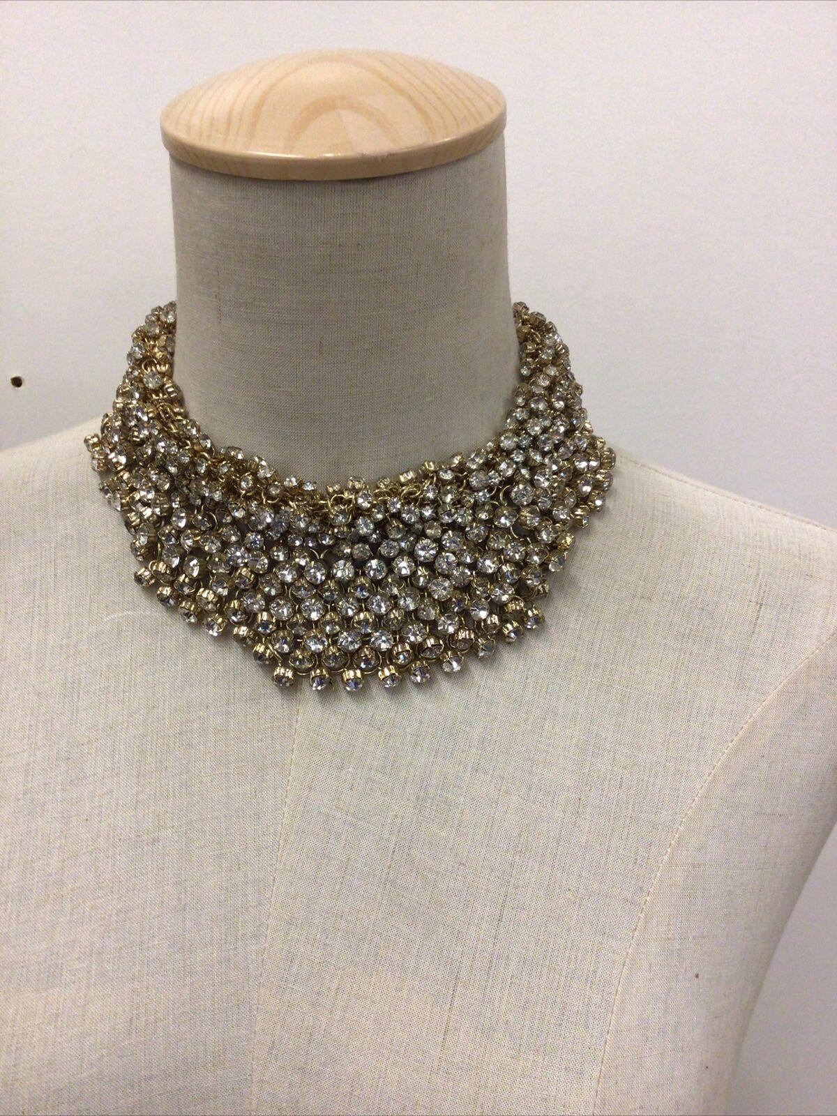 designer crystal necklace