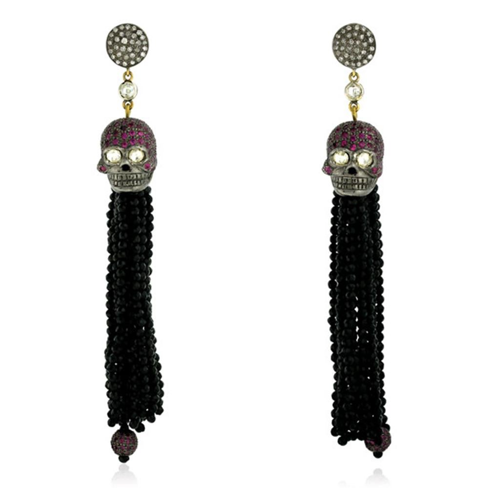 skull earrings uk