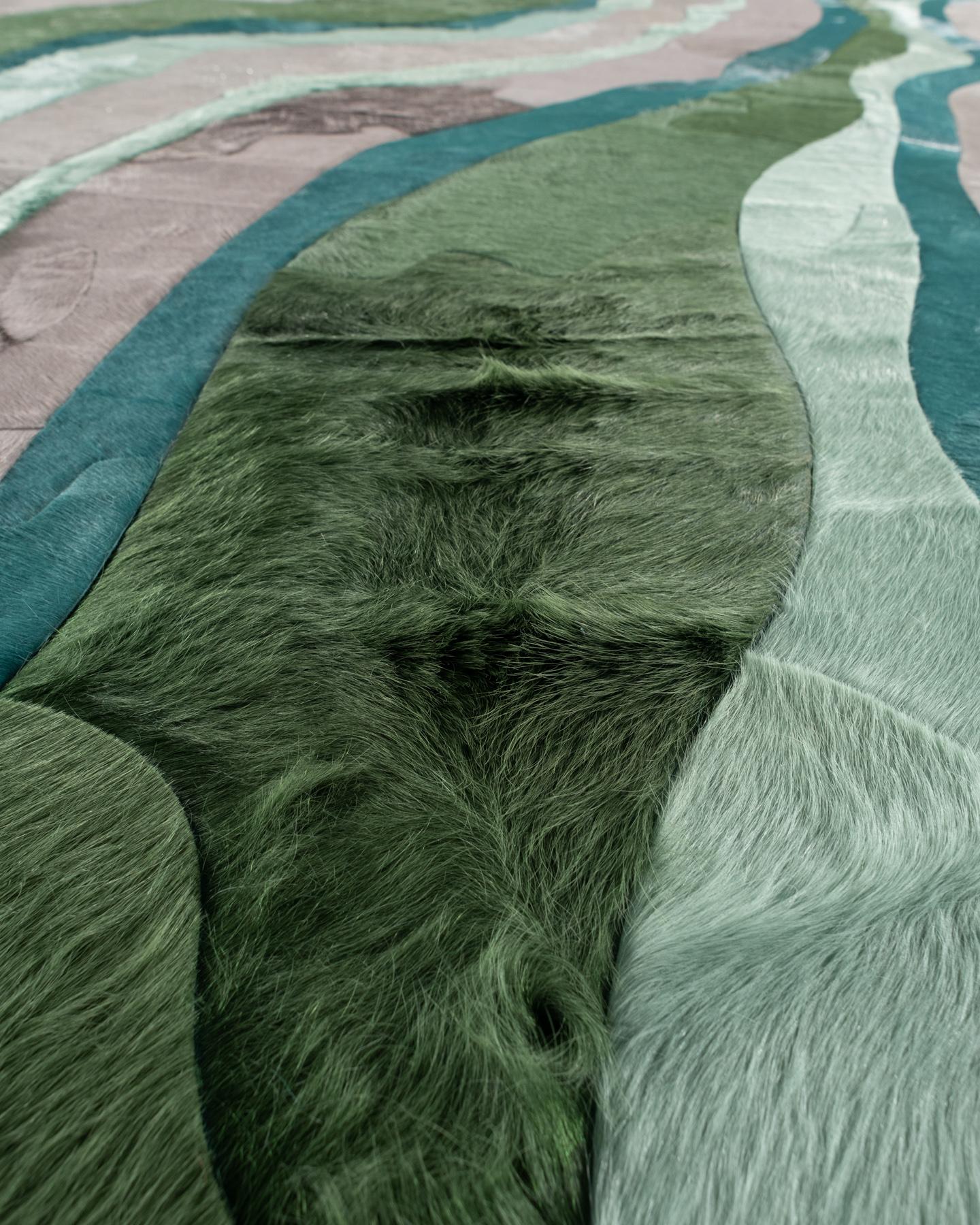Alfombra de piel de diseño 