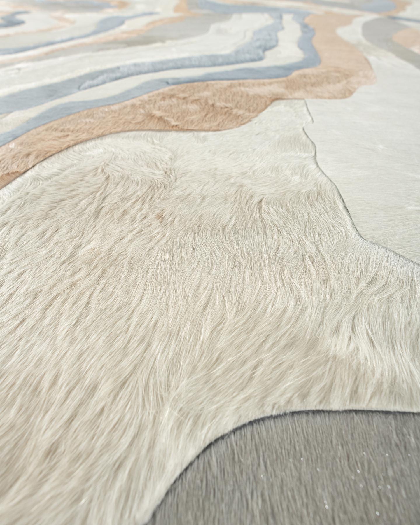 Alfombra de piel de diseño 