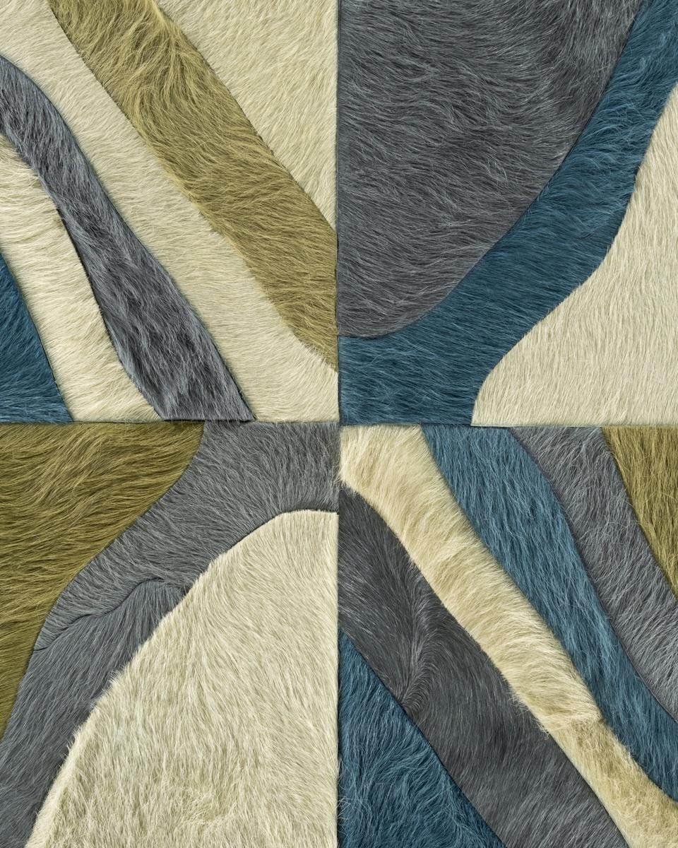 Alfombra de piel de diseño 