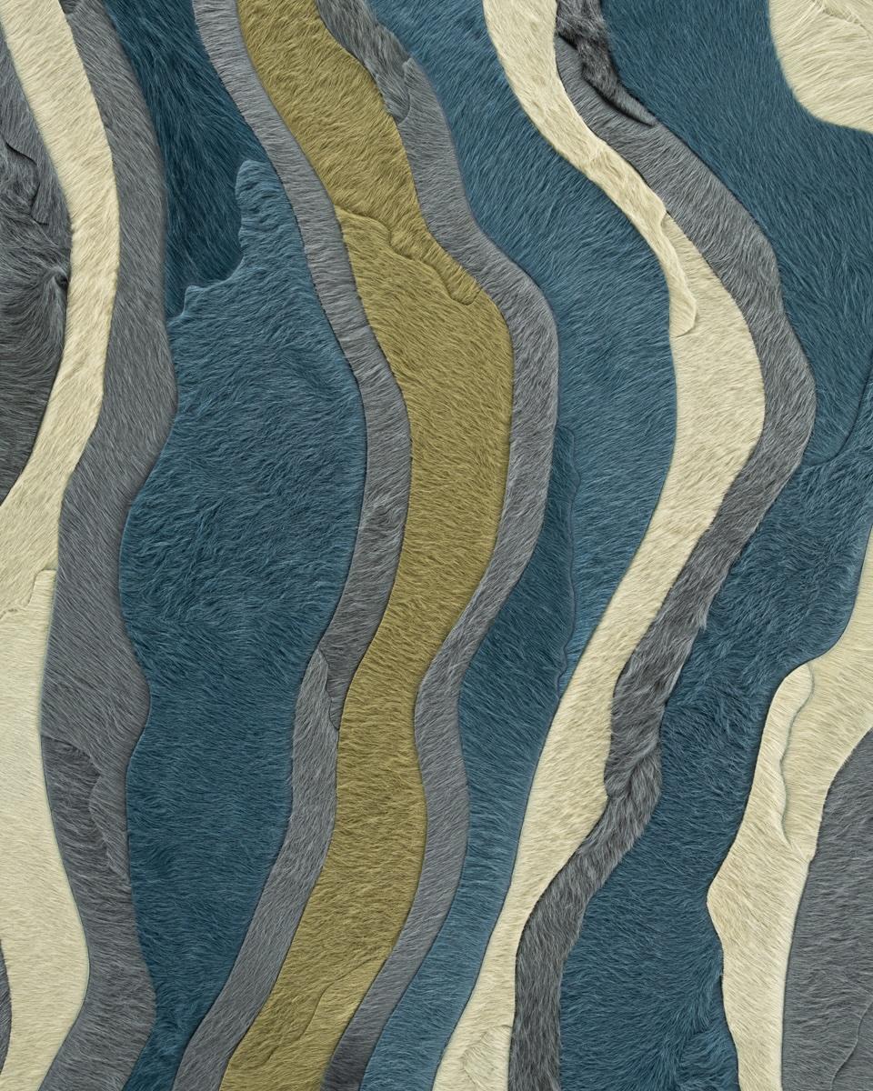 Alfombra de piel de diseño 