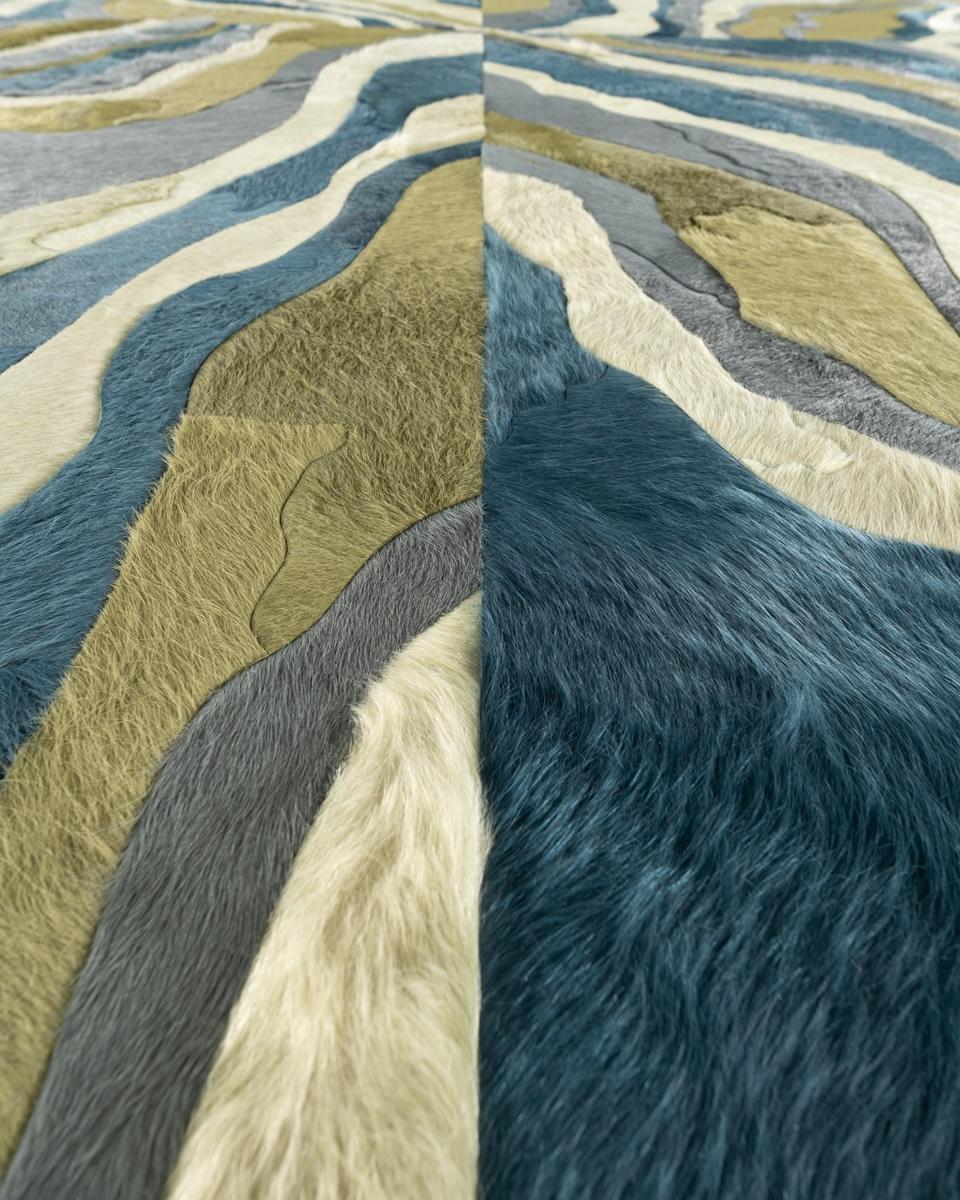 Alfombra de piel de diseño 
