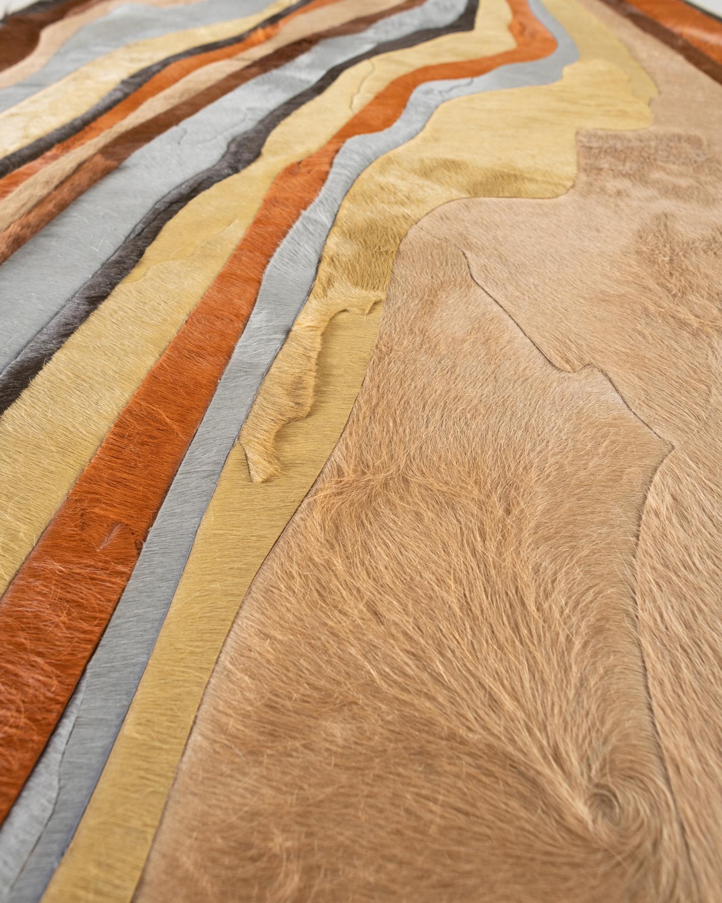 Alfombra de piel de diseño 