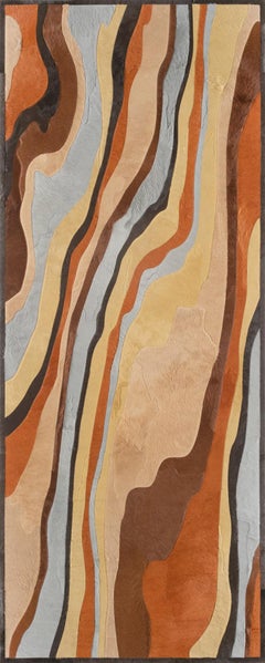 Designer "Submerge" Hide Rug by Marc Thee (4ft x 10ft)