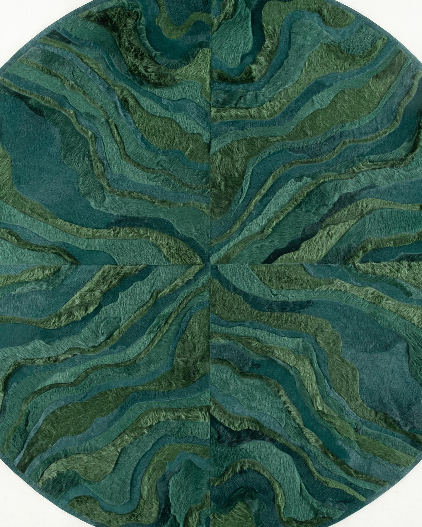 Alfombra de piel de diseño 