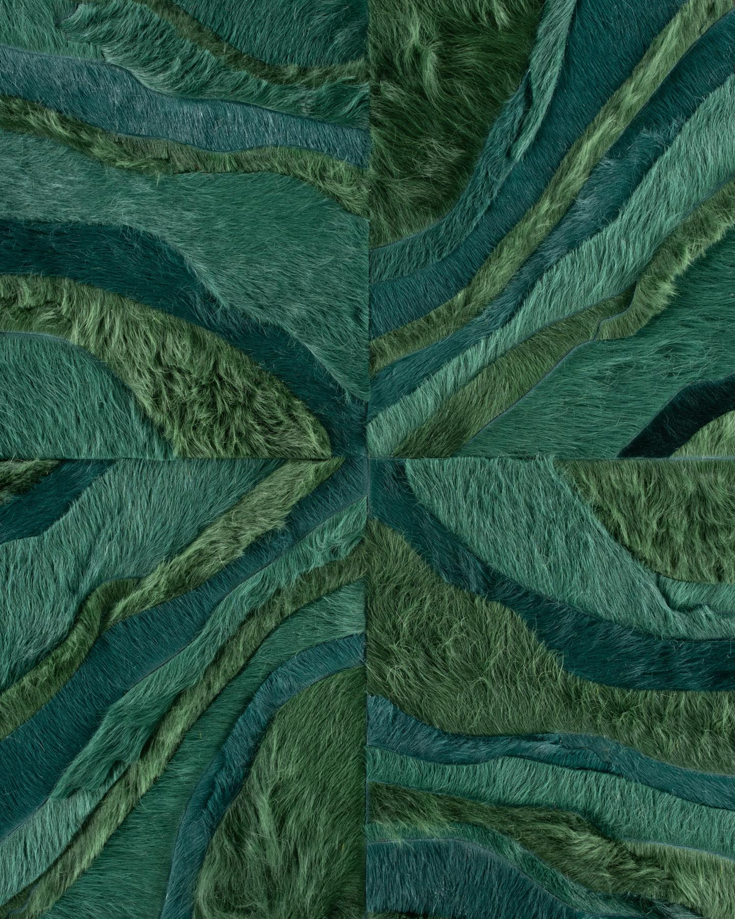 Alfombra de piel de diseño 