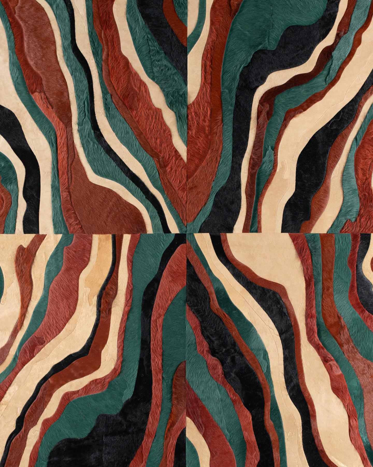 Alfombra de piel de diseño 