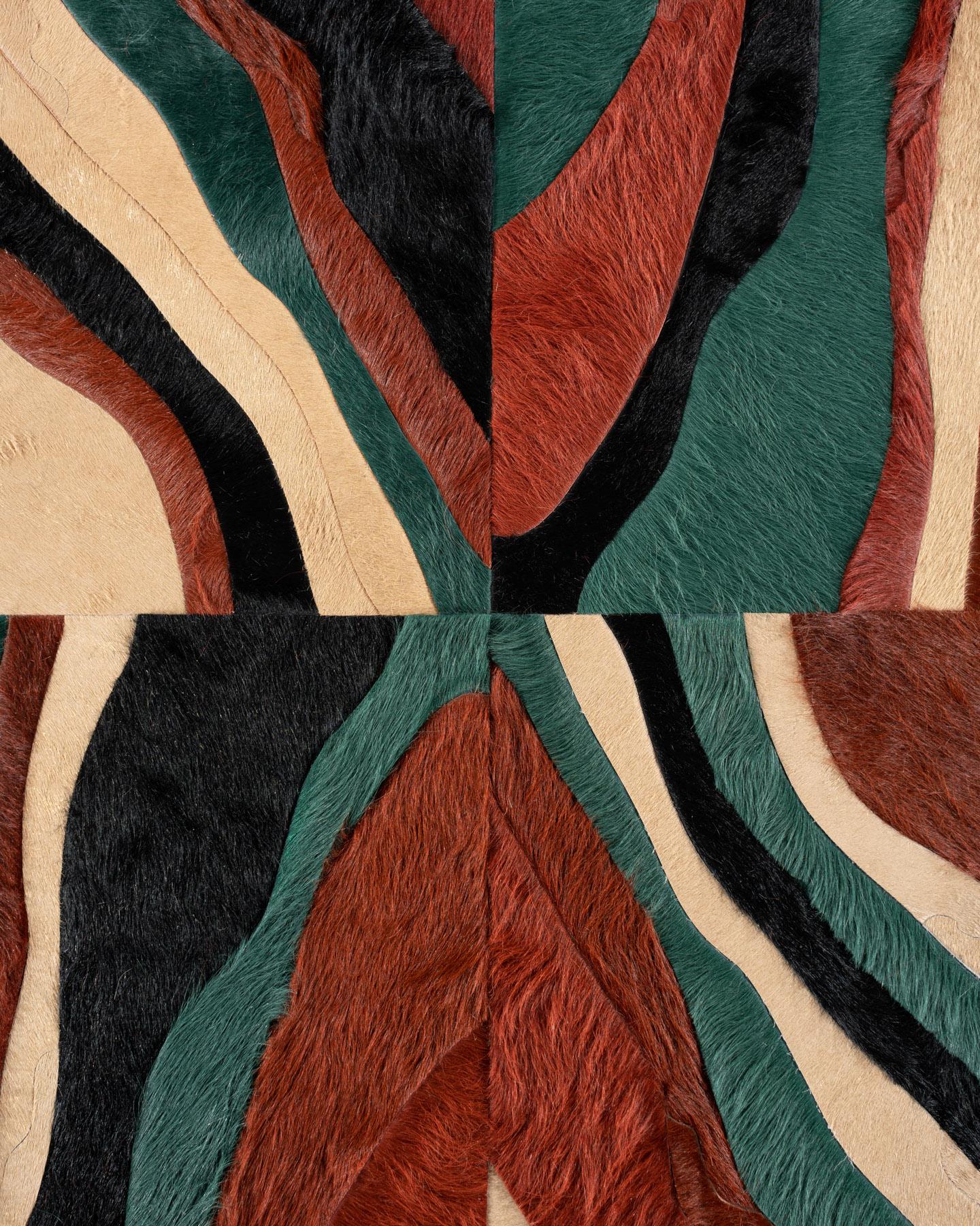 Alfombra de piel de diseño 