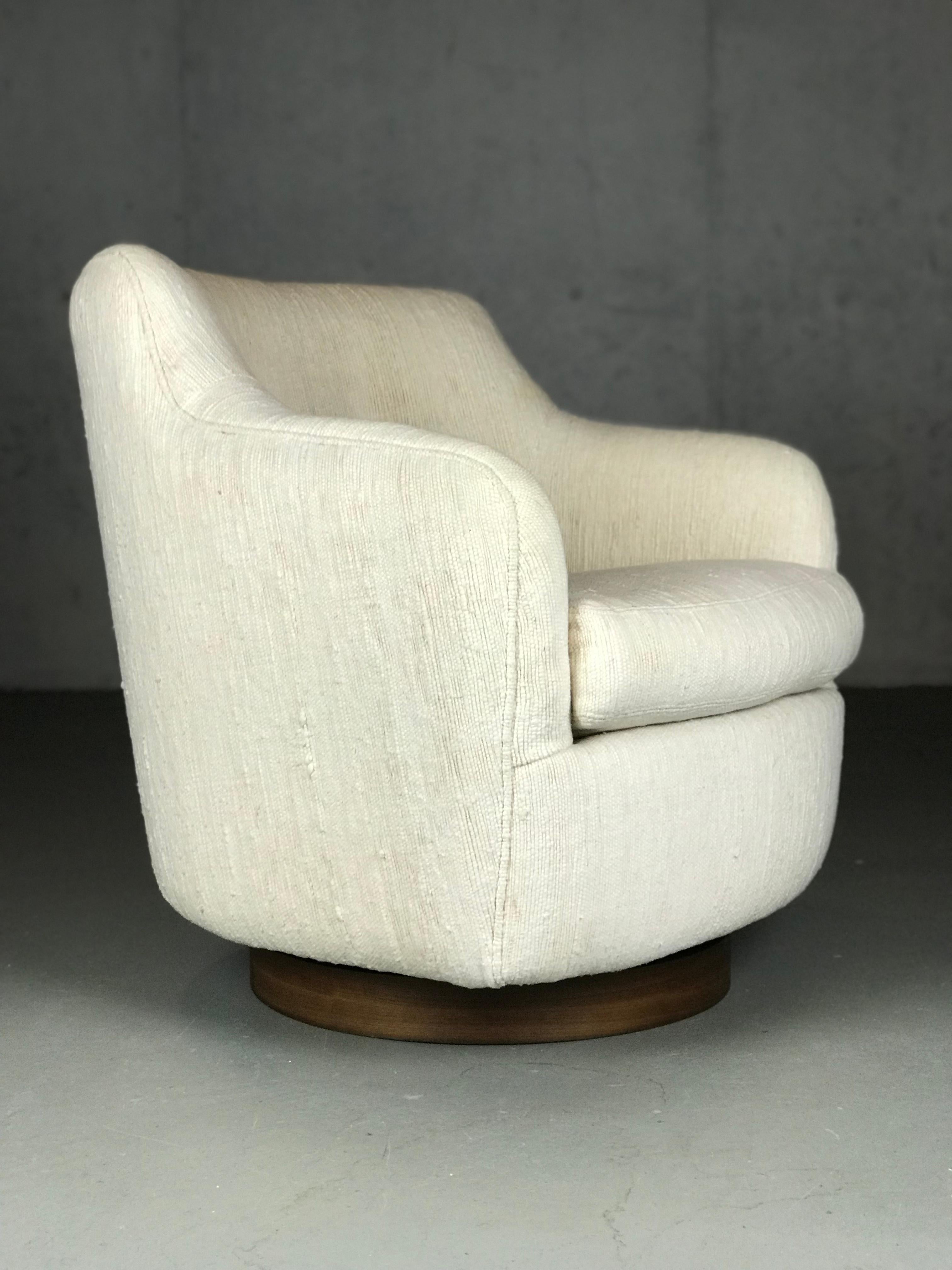 American Designer Swivel and Tilt Lounge Chairs by Milo Baughman for Thayer Coggin