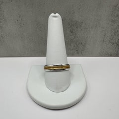 Designer Tacori Band Ring 18kt Two Tone Gold Size 10.5 Estate