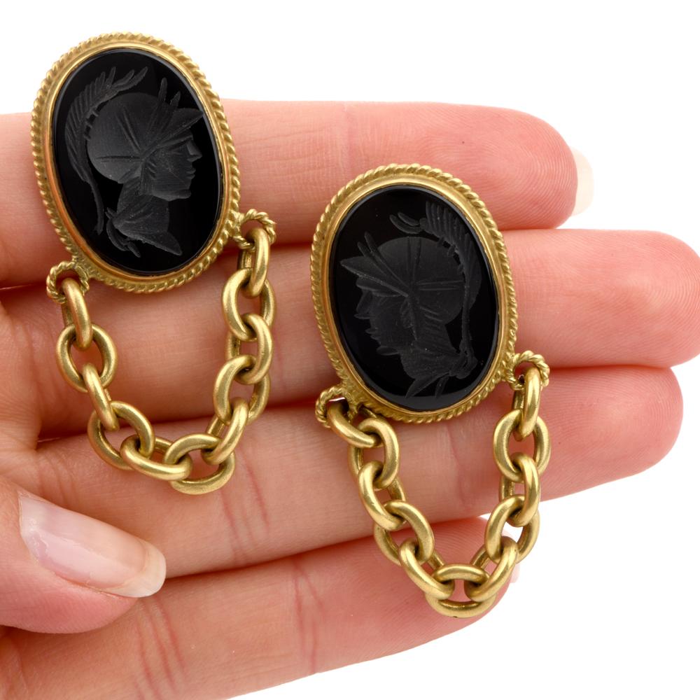 roman clip on earrings