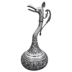 Designer Vertan Wine Jar in Form of Swan Vintage from Persia