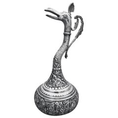 Designer Vertan Wine Jar in Form of Swan Antique from Persia