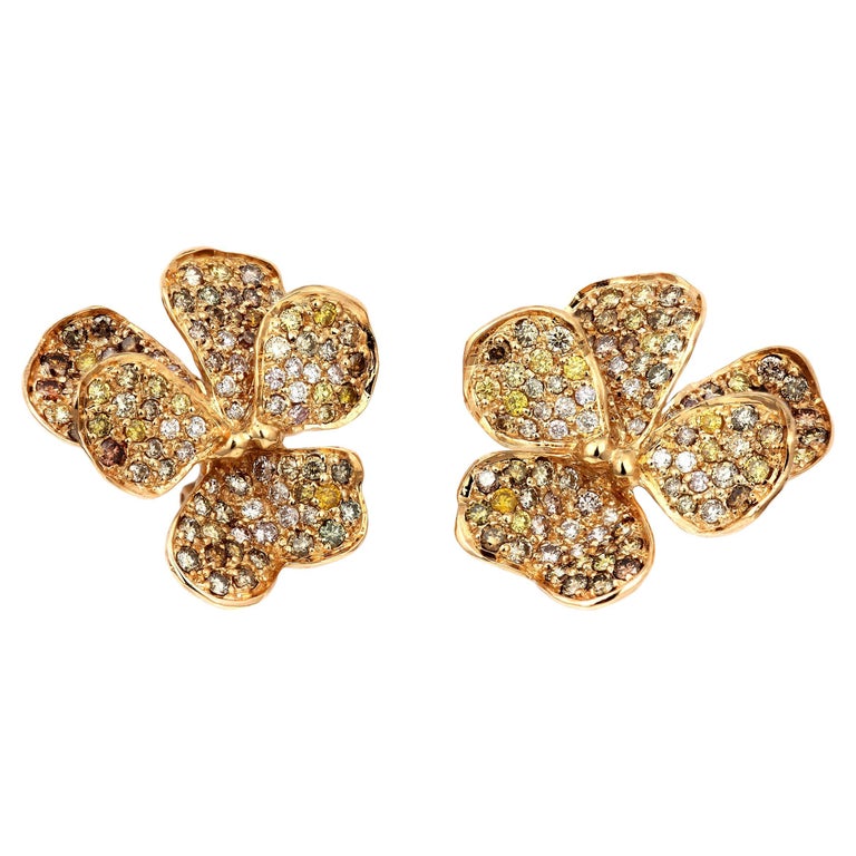 jolie paire de clips d'oreilles vintage