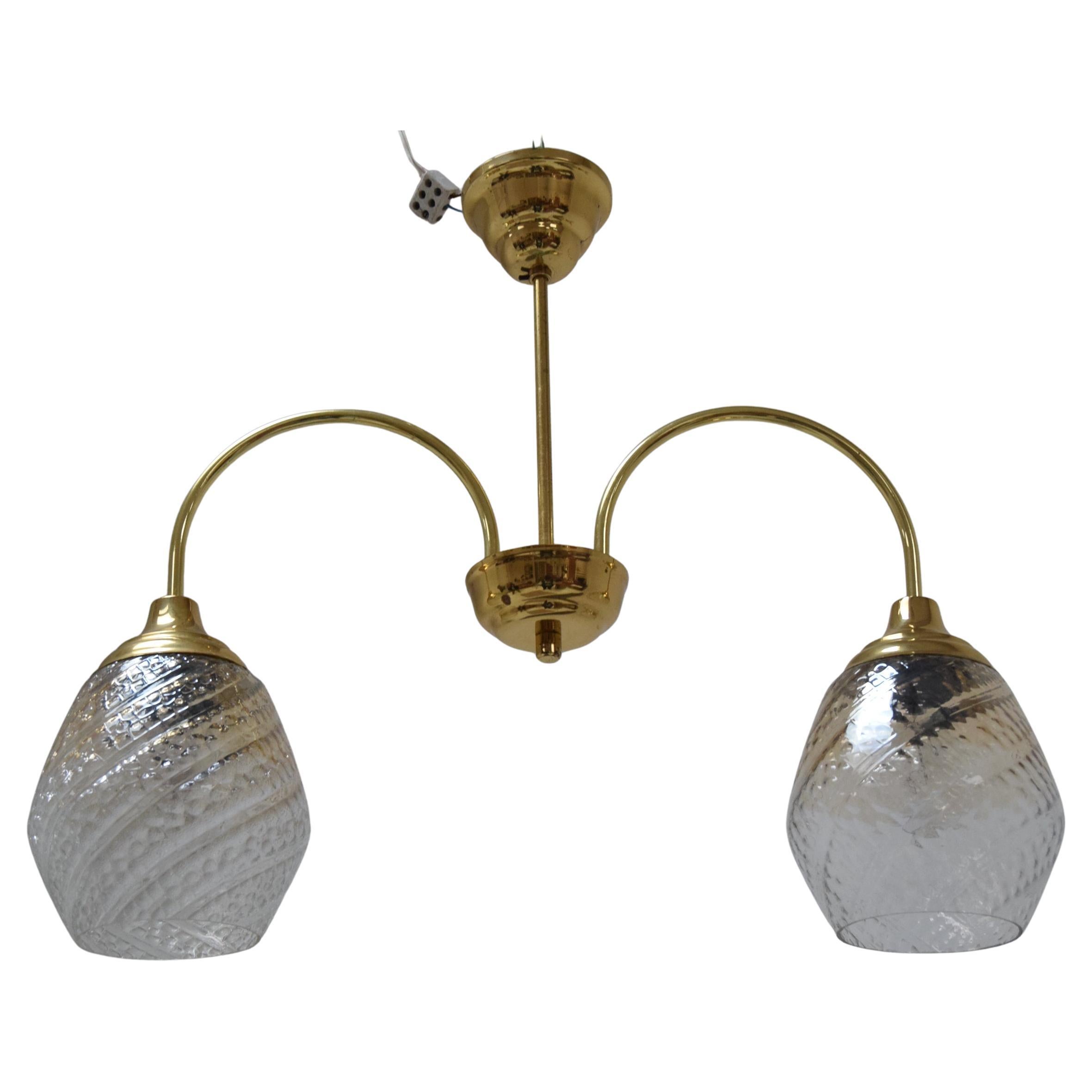 Lampadario vintage di design, anni '70.