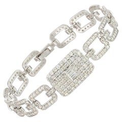 Designer White Gold 18K Bracelet Diamond for Her