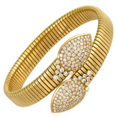 Designer Bracciale con diamanti in oro giallo 18 carati Diamante per lei
