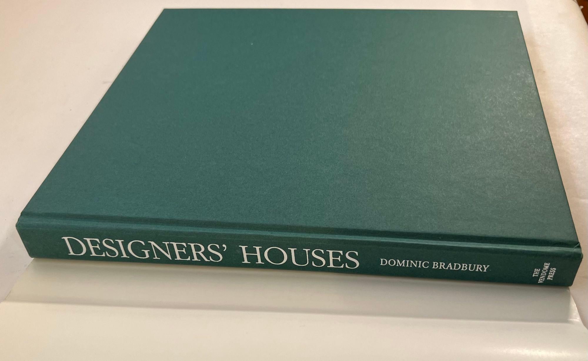 Art déco Livre à couverture rigide Designers' Houses, première édition par Dominic Bradbury 2001 en vente