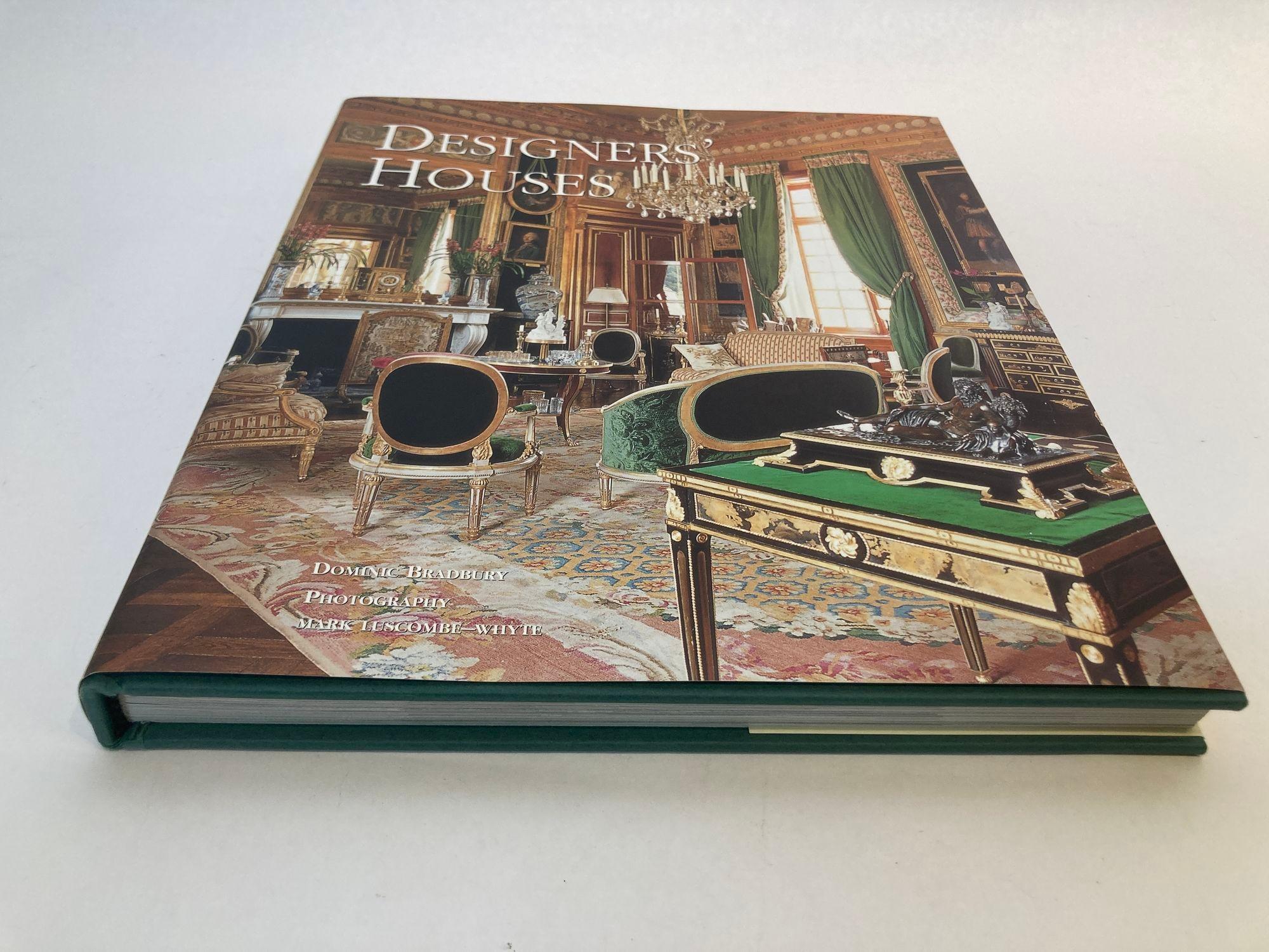 Designers' Houses Hardcover book First Edition By Dominic Bradbury 2001 For Sale 1
