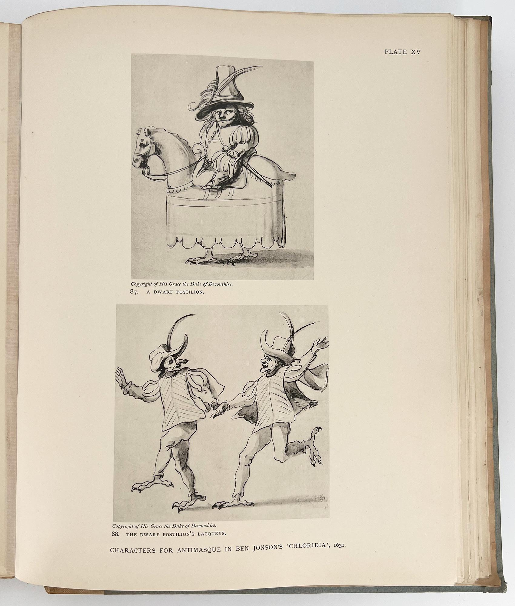 20th Century Designs by Inigo Jones for Masques & Plays at Court; A Descriptive Catalogue For Sale