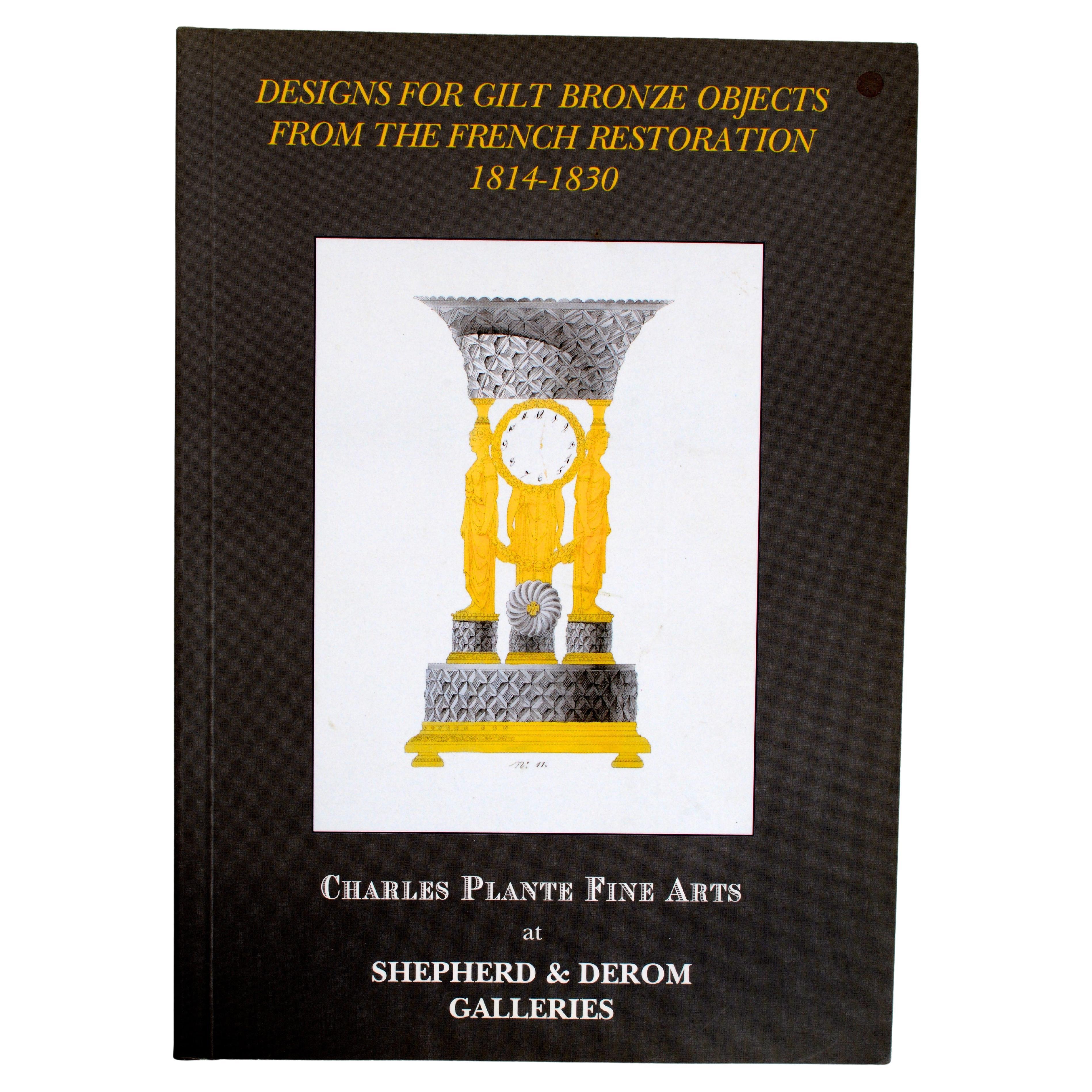 Designs for Gilt Bronze Objects from the French Restoration 1814-1830, 1st Ed For Sale