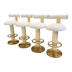 Designs For Leisure Juego de 4 taburetes de bar