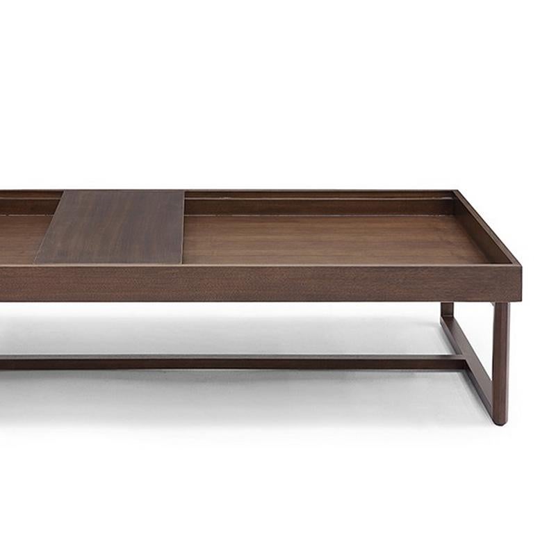 Contemporary Designy Woody Coffee Table For Sale