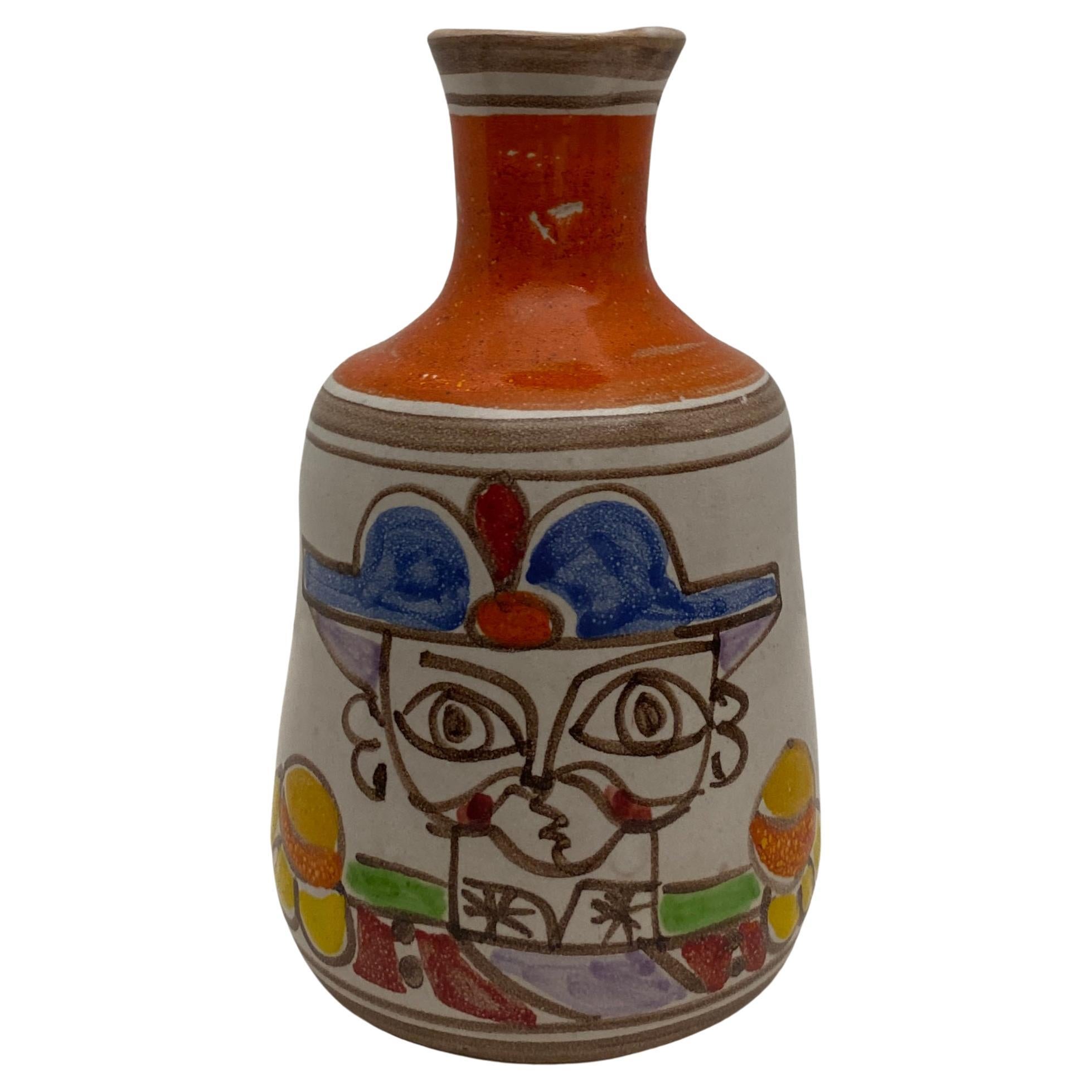Desimone Ceramic Pitcher Vase For Sale