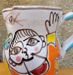 DeSimone Hand Painted Ceramic Water Jug