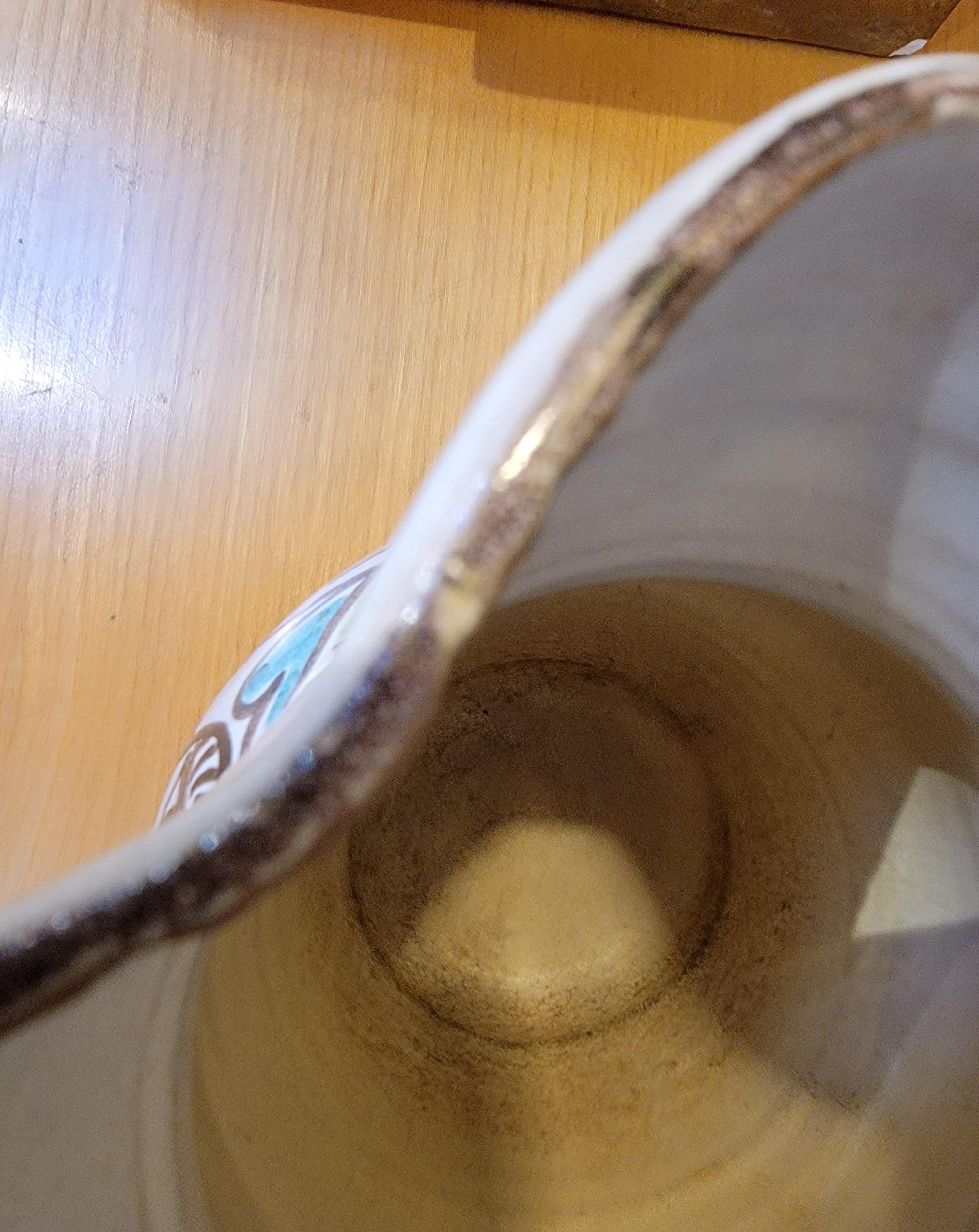 Jarra de agua de cerámica pintada a mano DeSimone siglo XX en venta