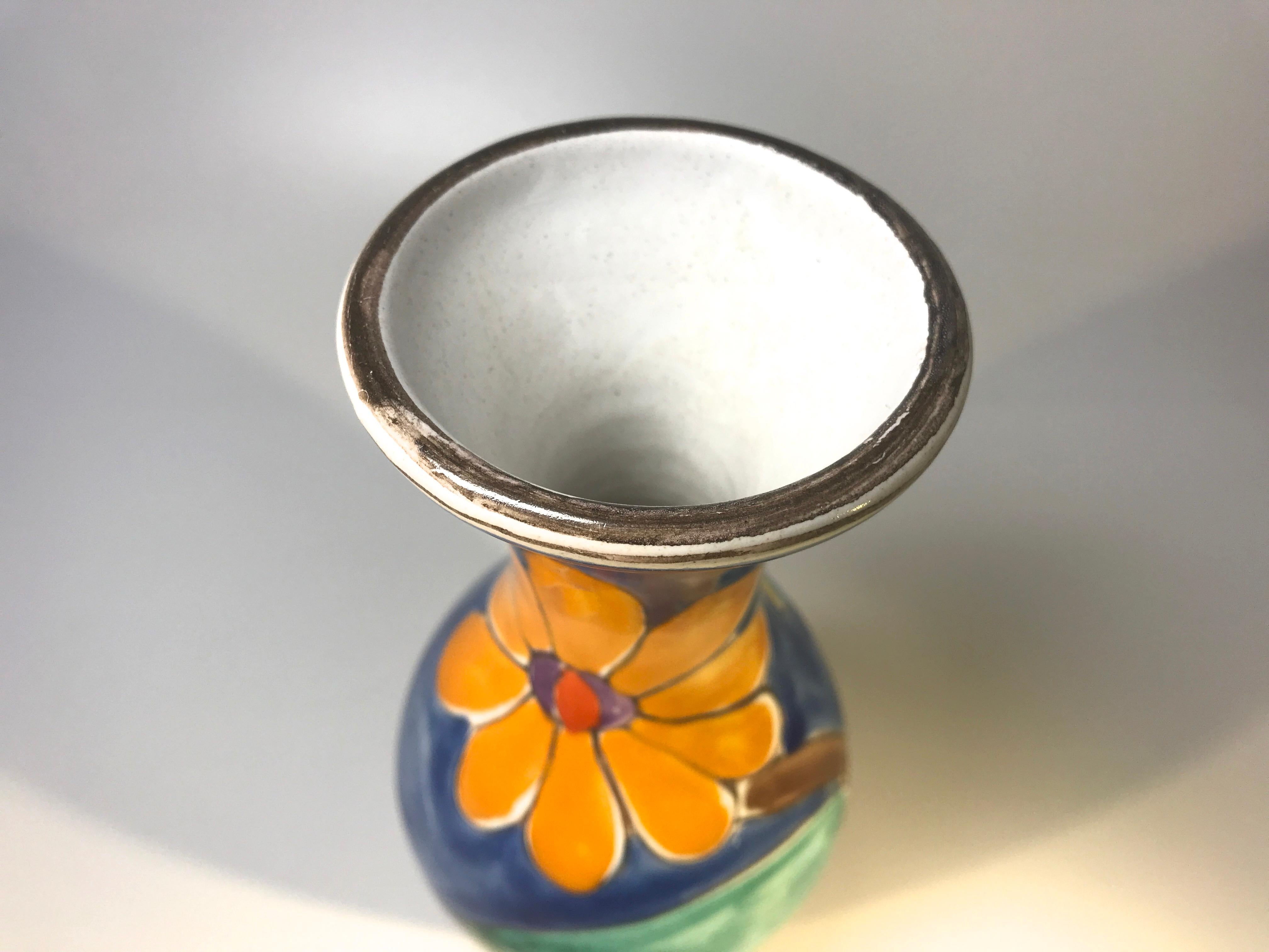 colorful ceramic vase