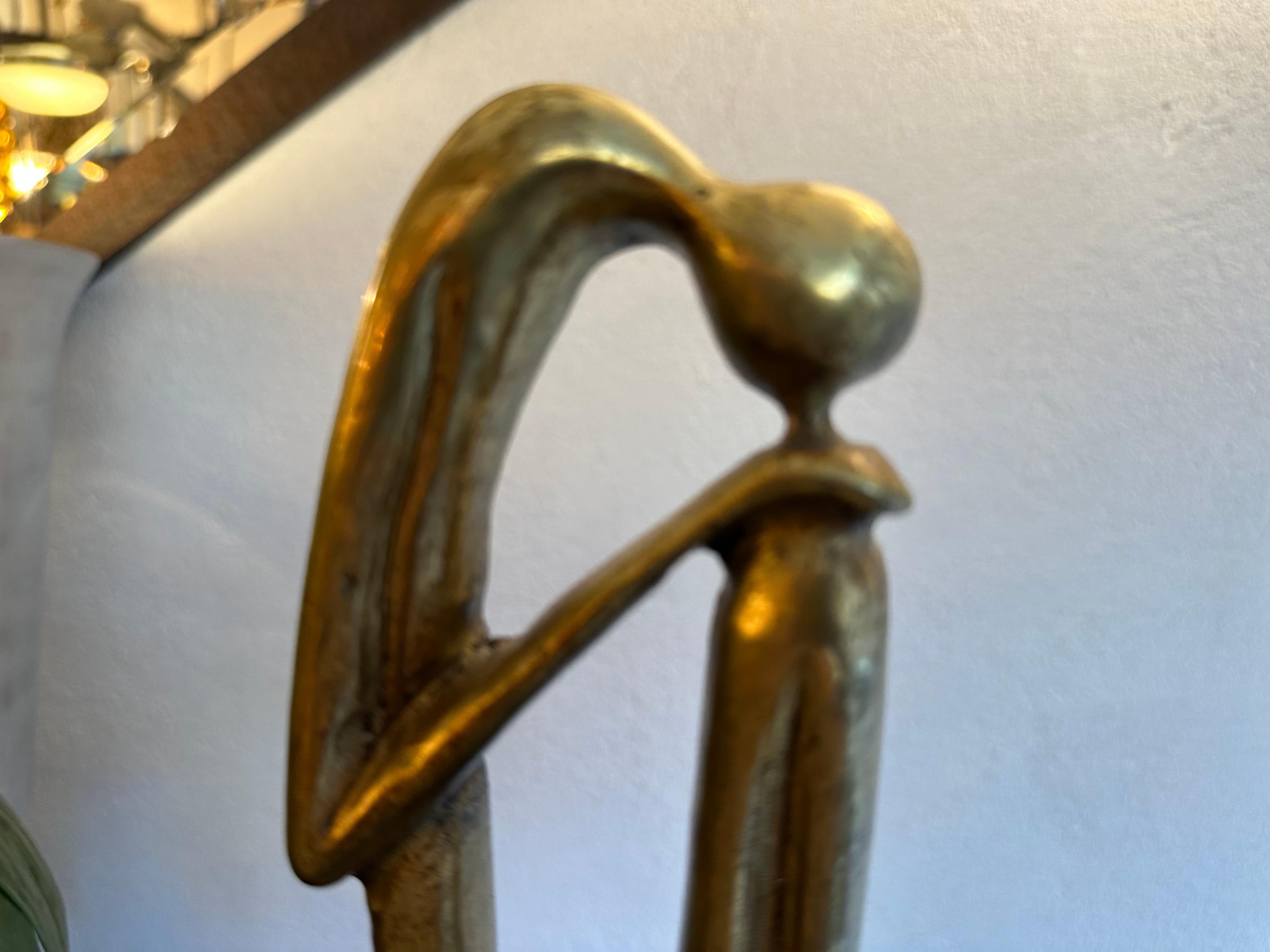 Design: Carlos de Lamota,  Materiali: Bronzo e marmo, Stile: Art Deco in vendita 5