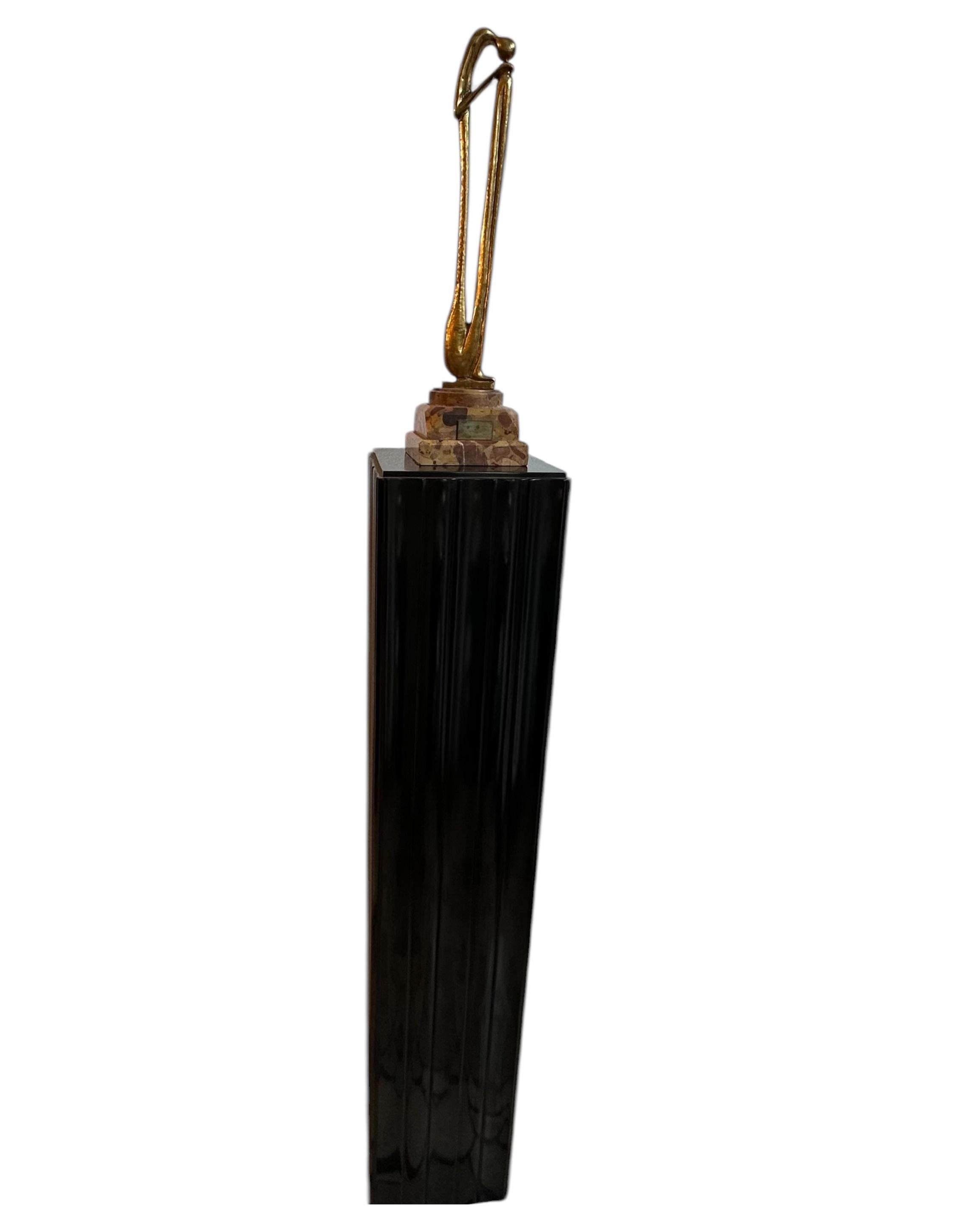 Design: Carlos de Lamota,  Materiali: Bronzo e marmo, Stile: Art Deco in vendita 15